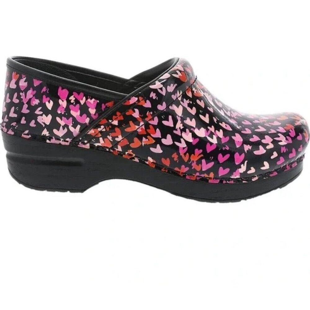 Used heart Dansko clogs